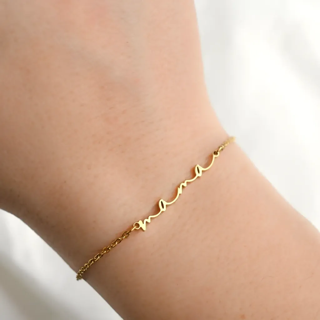 Dainty Mama Bracelet - Mom Bracelet - Mother's Day Jewelry